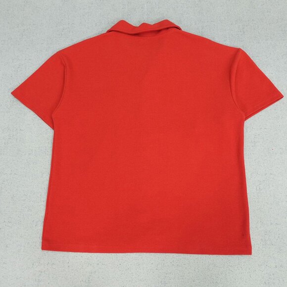 Mixed Emotion Red Signature Button up - Picture 3 of 10